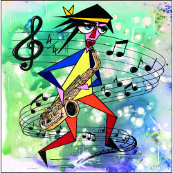 Le saxo au nez rouge