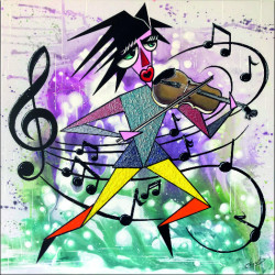 La violoniste au nez rouge