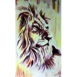 Le lion de la savane